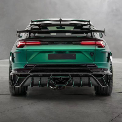 280mm Lamborghini Body Kit URUS MSY Gaya Depan Dan Belakang Bumper Spoiler Hood Kit Hijau
