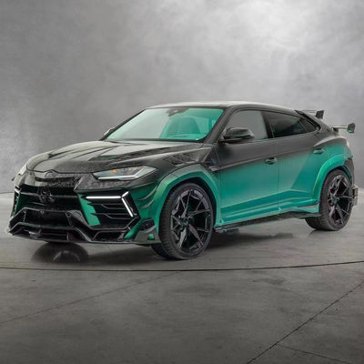 280mm Lamborghini Body Kit URUS MSY Gaya Depan Dan Belakang Bumper Spoiler Hood Kit Hijau