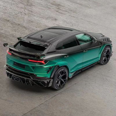 280mm Lamborghini Body Kit URUS MSY Gaya Depan Dan Belakang Bumper Spoiler Hood Kit Hijau