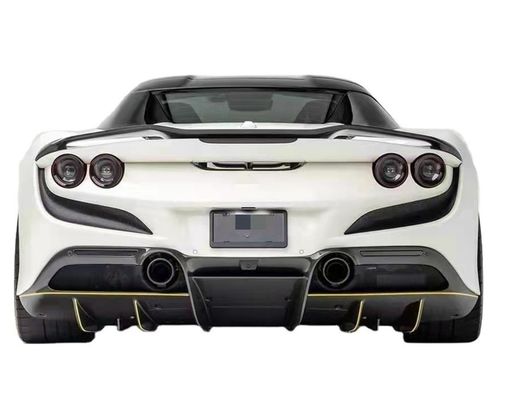 Auto Parts ForFerrari F8 Carbon Fiber Body Kit F8 Upgrade Novi Style Diffuser Diffuser Serat Karbon