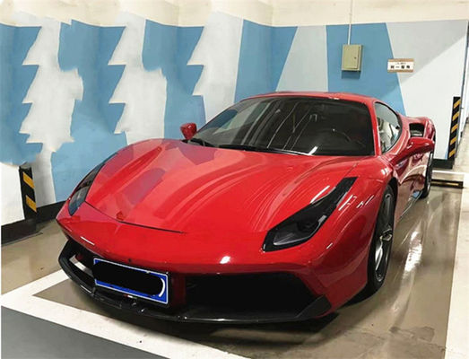 Untuk Ferrari 488 Carbon Fiber Body Kit 488 Upgraded Capristo Style Carbon Fiber Front Lip Diffuser Spoiler