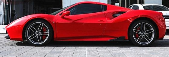 Untuk Ferrari 488 Carbon Fiber Body Kit 488 Upgraded Capristo Style Carbon Fiber Front Lip Diffuser Spoiler