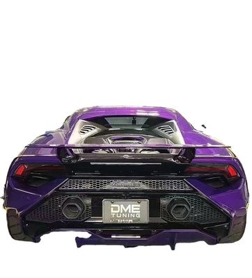 LP580 LP610 Lamborghini Huracan Evo Body Kit Tecnica Style Carbon Fiber Spoiler Wing