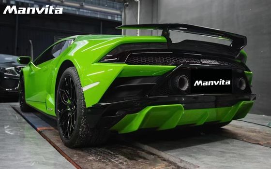 LP580 LP610 Lamborghini Huracan Evo Body Kit Tecnica Style Carbon Fiber Spoiler Wing