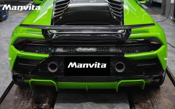 LP580 LP610 Lamborghini Huracan Evo Body Kit Tecnica Style Carbon Fiber Spoiler Wing