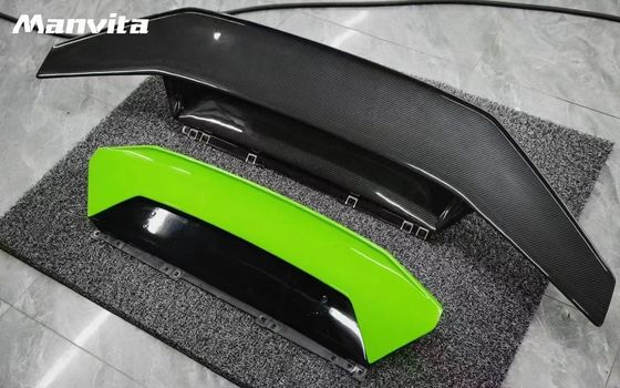 LP580 LP610 Lamborghini Huracan Evo Body Kit Tecnica Style Carbon Fiber Spoiler Wing