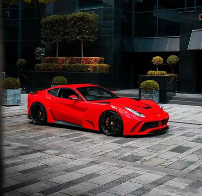 Untuk Ferrari F12 Carbon Fiber Wide-body Kit F12 Upgrade NOtc N-Largos-style Rear Bumper Carbon Fiber Wide-body Kit