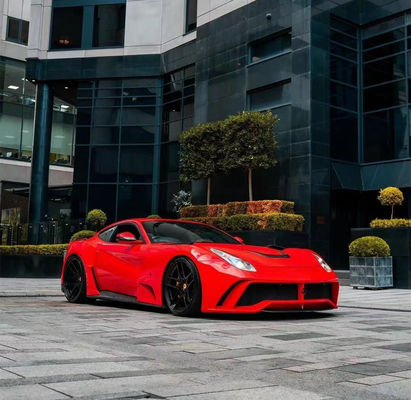 Untuk Ferrari F12 Carbon Fiber Wide-body Kit F12 Upgrade NOtc N-Largos-style Rear Bumper Carbon Fiber Wide-body Kit
