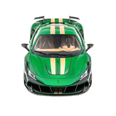 Untuk Ferrari F8 Carbon Fiber Body Kit F8 Upgrades gaya MSY Bagian depan dan belakang Bumper Spoiler Hood Body Kit