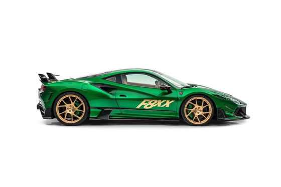 Untuk Ferrari F8 Carbon Fiber Body Kit F8 Upgrades gaya MSY Bagian depan dan belakang Bumper Spoiler Hood Body Kit