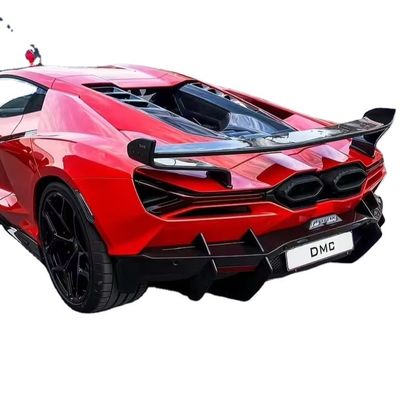 Revuelto Lamborghini Body Kit DMC Gaya Fiber Karbon Merah Spoiler Wing