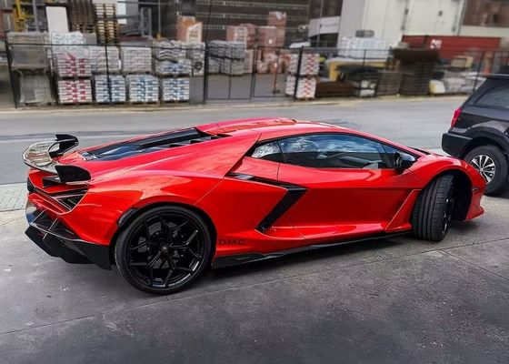 Revuelto Lamborghini Body Kit DMC Gaya Fiber Karbon Merah Spoiler Wing