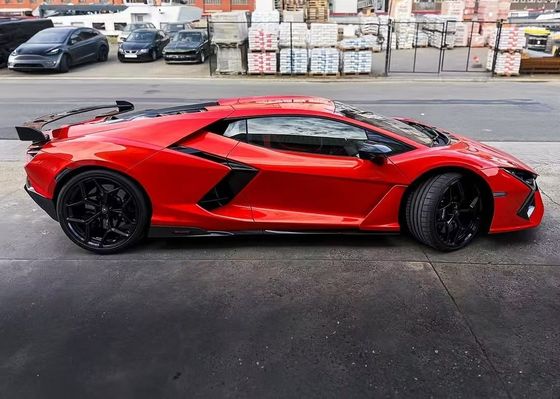 Revuelto Lamborghini Body Kit DMC Gaya Fiber Karbon Merah Spoiler Wing