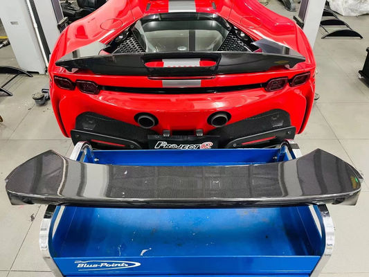 Spoiler Serat Karbon Spoiler Serat Karbon untuk Ferrari SF90 SF90 Upgraded OEM Style Spoiler Tail