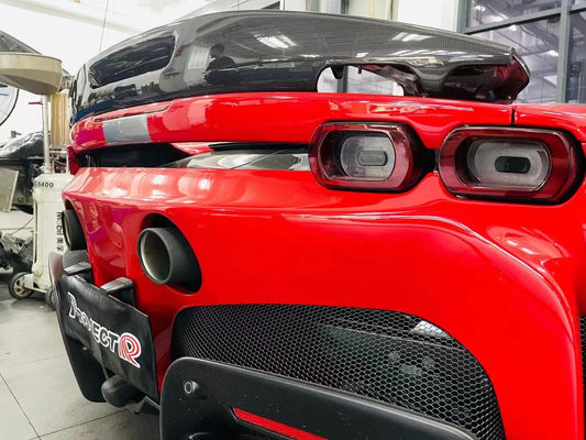 Spoiler Serat Karbon Spoiler Serat Karbon untuk Ferrari SF90 SF90 Upgraded OEM Style Spoiler Tail