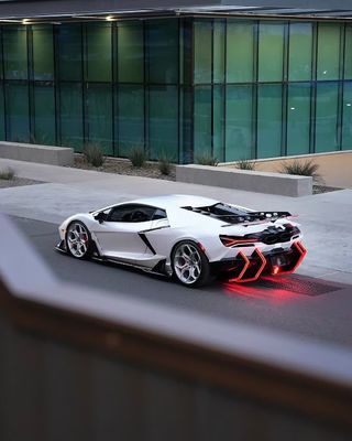 Lamborghini Revuelto Custom Body Kits Carbon Fiber DUKE Style Custom Front Diffuser