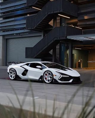 Lamborghini Revuelto Custom Body Kits Carbon Fiber DUKE Style Custom Front Diffuser