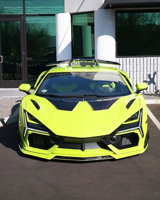 Lamborghini Revuelto Custom Body Kits Carbon Fiber DUKE Style Custom Front Diffuser