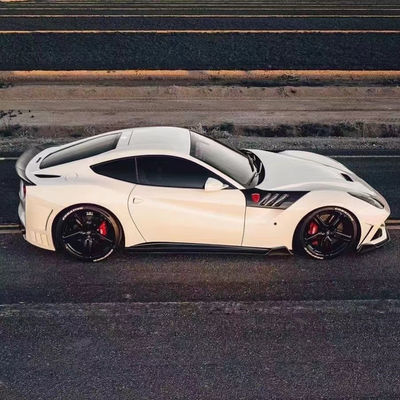 Untuk Ferrari F12 Carbon Fiber Body Kit F12 Meningkatkan Gaya SVR Bagian Depan dan Belakang Bumper Spoiler Dengan Hood Fenders
