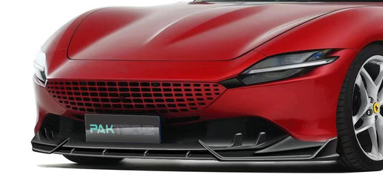 Serat Karbon Kering untuk Ferrari ROMA Serat Karbon Body KitROMA Serat Karbon Front Lip Diffuser Spoiler Hood Grill Body Kit