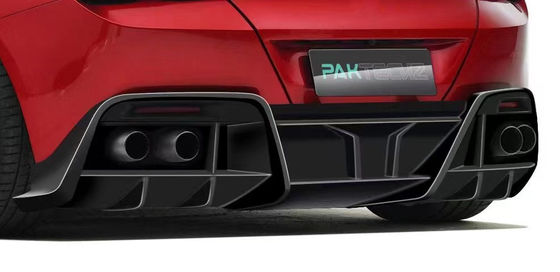 Serat Karbon Kering untuk Ferrari ROMA Serat Karbon Body KitROMA Serat Karbon Front Lip Diffuser Spoiler Hood Grill Body Kit