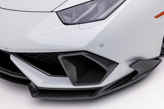 Ganti Lamborghini Universal Wide Body Kits LP610 Huracan Evo Body Kit Asupan udara bibir depan