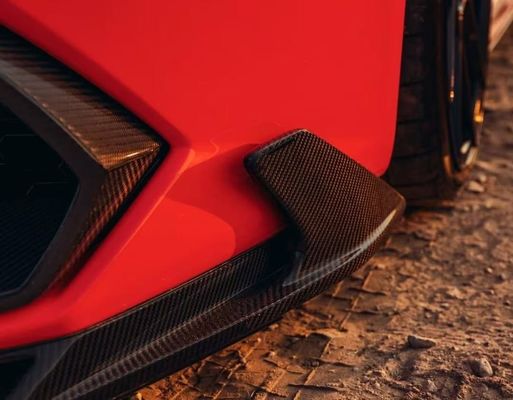 Ganti Lamborghini Universal Wide Body Kits LP610 Huracan Evo Body Kit Asupan udara bibir depan