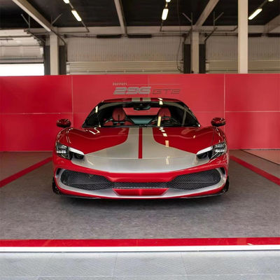 296GTB Ferrari Body Kit 296GTB OEM Serat Karbon Universal Front Diffuser Spoiler Body Kit