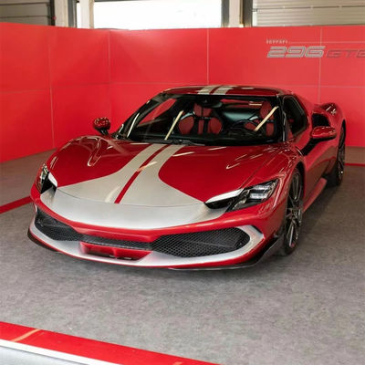 296GTB Ferrari Body Kit 296GTB OEM Serat Karbon Universal Front Diffuser Spoiler Body Kit