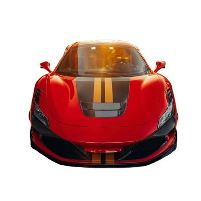 240 X 80 X 50mm Ferrari Body Kit KEYV Gaya Bagian Depan Splitter Diffuser Serat Karbon