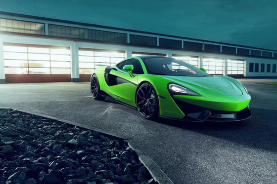 Untuk McLaren 540c 570s 570gt Carbon Fiber Body Kit 540c 570s 570gt Upgraded NOVI Style Front Lip Diffuser Spoiler