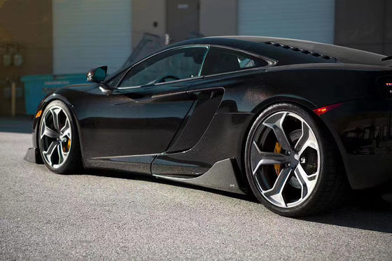 High Quality Carbon Fiber Carbon Fiber Body Kit untuk McLaren MP4-12C Mp4-12c Carbon Fiber Bagian Depan Sekop Bagian Belakang Diffuser Side Skirt