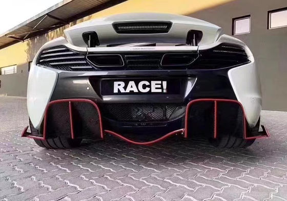 Jual Seperti Kue Panas Untuk McLaren MP4-12C 625C 650S Carbon Fiber Body Kit Diperbarui 675LT Style Side Skirt Rear Diffuser