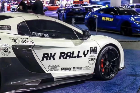 Jual Seperti Kue Panas Untuk McLaren MP4-12C 625C 650S Carbon Fiber Body Kit Diperbarui 675LT Style Side Skirt Rear Diffuser