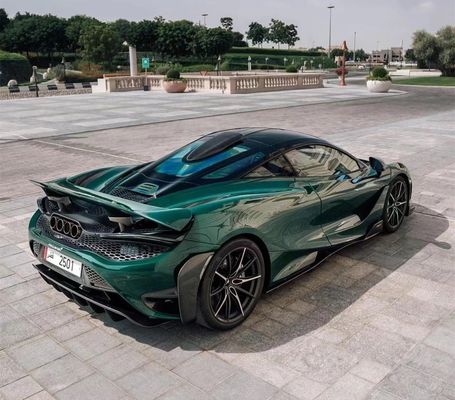 Untuk McLaren 720s Body Kit 720S Upgrade 765LT Style Carbon Fiber Bagian Depan dan Belakang Bumper Spoiler Body Kit