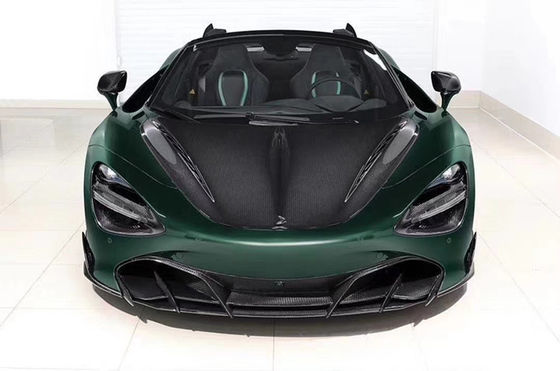 Carbon Fiber Carbon Fiber Body Kit untuk McLaren 720S 720 Upgraded TOPCAR Style Bagian Depan Sekop Belakang Diffuser Spoiler Cover