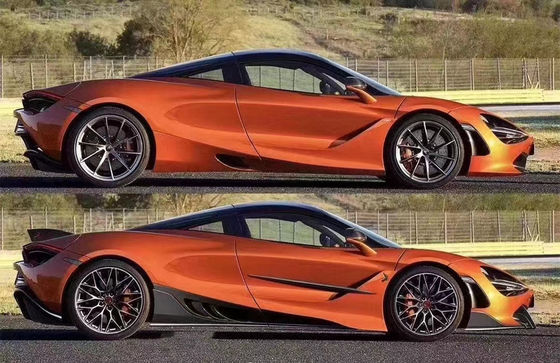 Carbon Fiber Carbon Fiber Body Kit untuk McLaren 720S 720 Upgraded TOPCAR Style Bagian Depan Sekop Belakang Diffuser Spoiler Cover