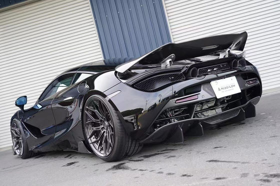 High Quality Carbon Fiber Carbon Fiber Body Kit untuk McLaren 720S 720S Carbon Fiber Bagian Depan Sekop Belakang Diffuser Spoiler Fin