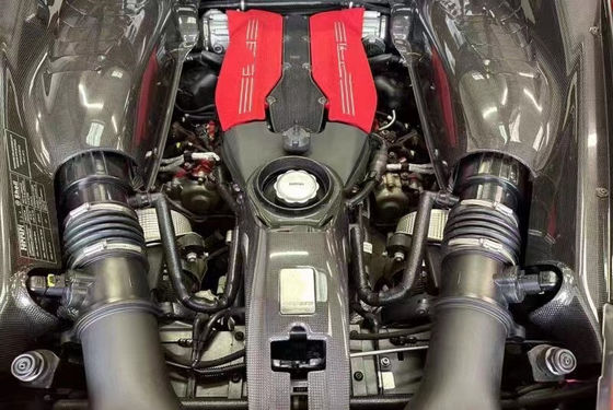 488 Ferrari Body Kit Garing Carbon Fiber Engine Shield OEM Kap Minyak Serat Karbon