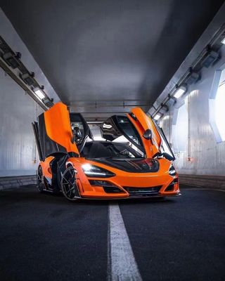 Serat Karbon Kering untuk McLaren 720s Carbon Fiber Body Kit 720s Upgrade gaya MSY Depan dan Belakang Bumper Spoiler Hood