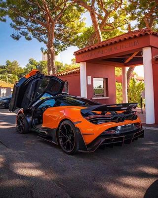 Serat Karbon Kering untuk McLaren 720s Carbon Fiber Body Kit 720s Upgrade gaya MSY Depan dan Belakang Bumper Spoiler Hood