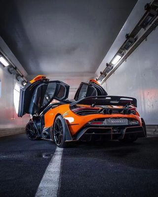 Serat Karbon Kering untuk McLaren 720s Carbon Fiber Body Kit 720s Upgrade gaya MSY Depan dan Belakang Bumper Spoiler Hood