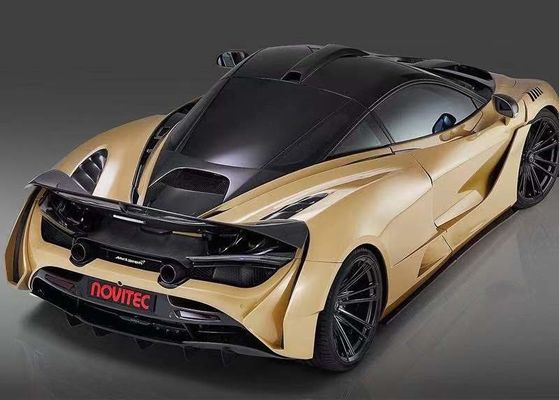 Car Roof Air Scoop untuk Mclaren 720S N Style Carbon Fiber Roof Air Scoop Vent untuk Mclaren 720S Coupe 765LT Roof Vent