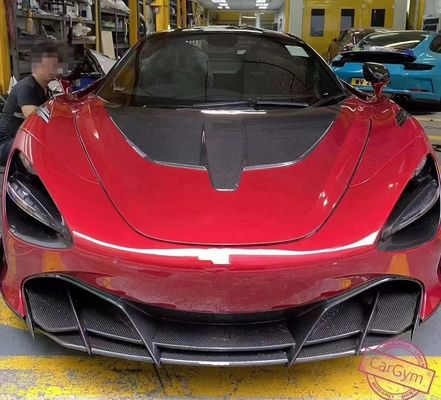 Untuk McLaren 720s Carbon Fiber Hood 720s Upgraded NOVI Style Carbon Fiber Hood Body Kit
