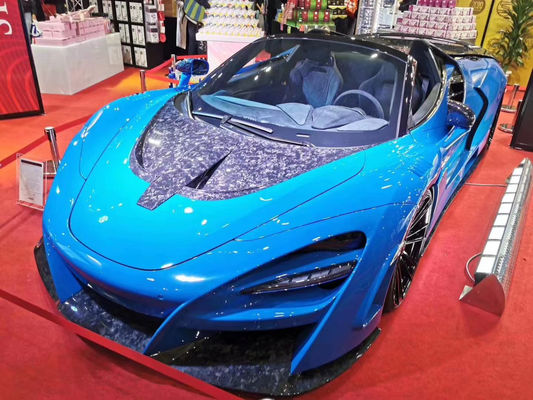 Untuk McLaren 720s Carbon Fiber Hood 720s Upgraded NOVI Style Carbon Fiber Hood Body Kit