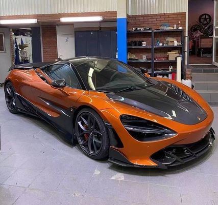 Untuk McLaren 720S Carbon Fiber Hood 720S Upgraded Top-style Carbon Fiber Hood Cover