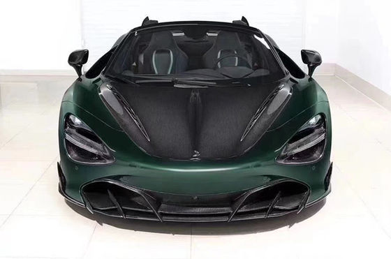 Untuk McLaren 720S Carbon Fiber Hood 720S Upgraded Top-style Carbon Fiber Hood Cover