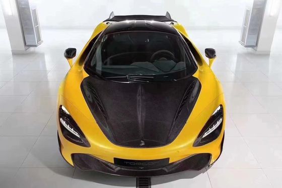 Untuk McLaren 720S Carbon Fiber Hood 720S Upgraded Top-style Carbon Fiber Hood Cover