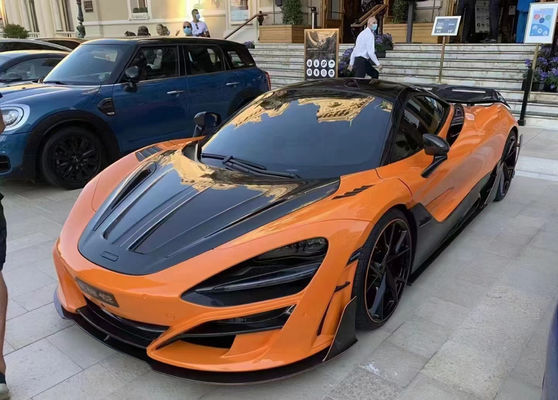 Untuk McLaren 720s Dry Carbon Fiber Body Kit 720s Upgraded MSY-style Carbon Fiber Front dan Rear Bumper Spoiler Widebody Kit