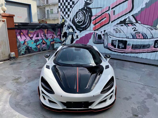 Untuk McLaren 720s Dry Carbon Fiber Body Kit 720s Upgraded MSY-style Carbon Fiber Front dan Rear Bumper Spoiler Widebody Kit